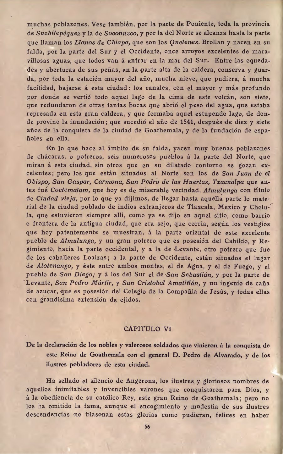 Recordación Florida, printed Page 56 · Chapter VI